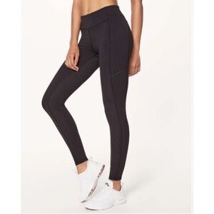 Lululemon Speed Up Tight 28" Full-On Luxtreme, Black Size 4